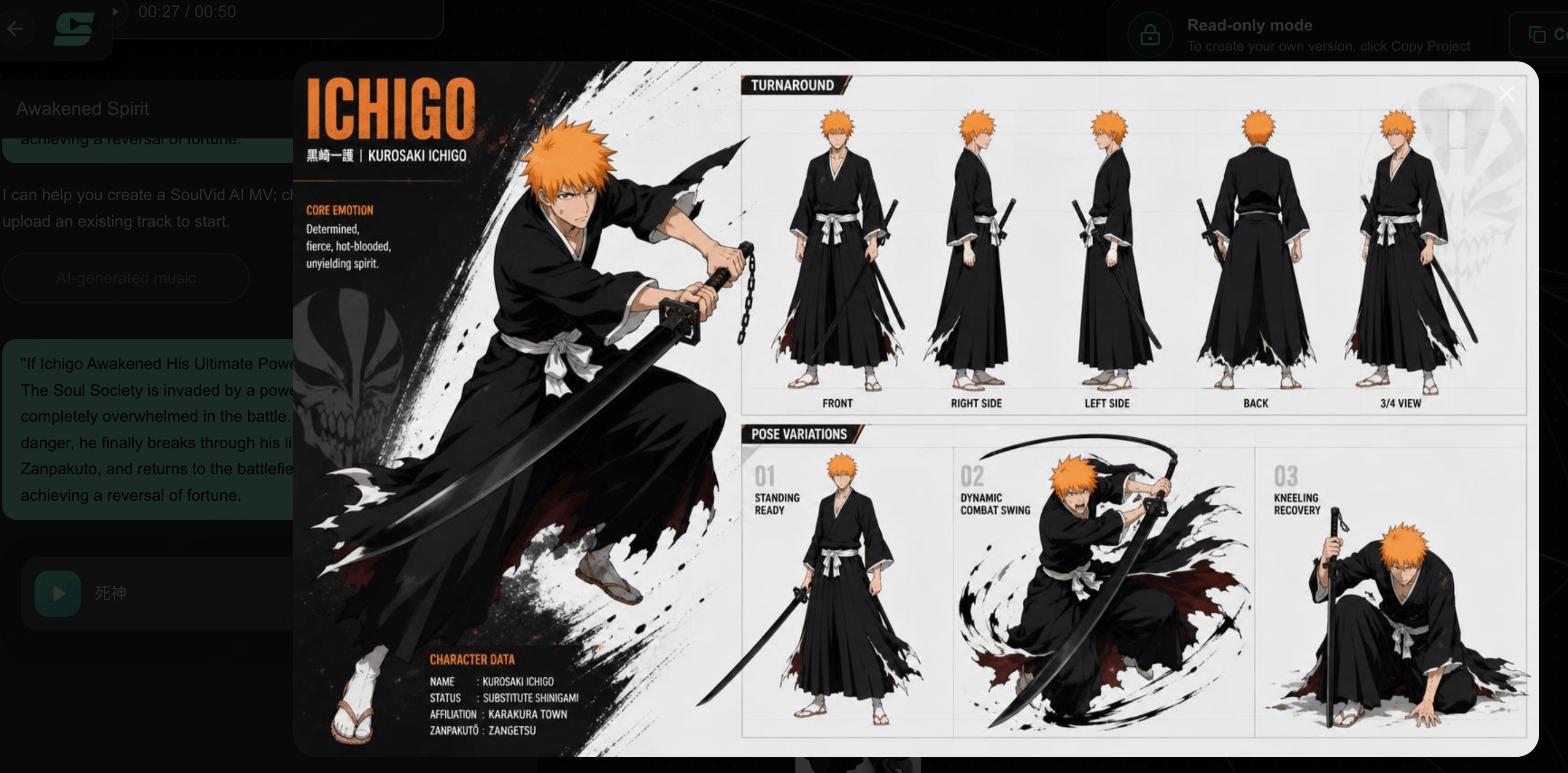 create ai bleach characters