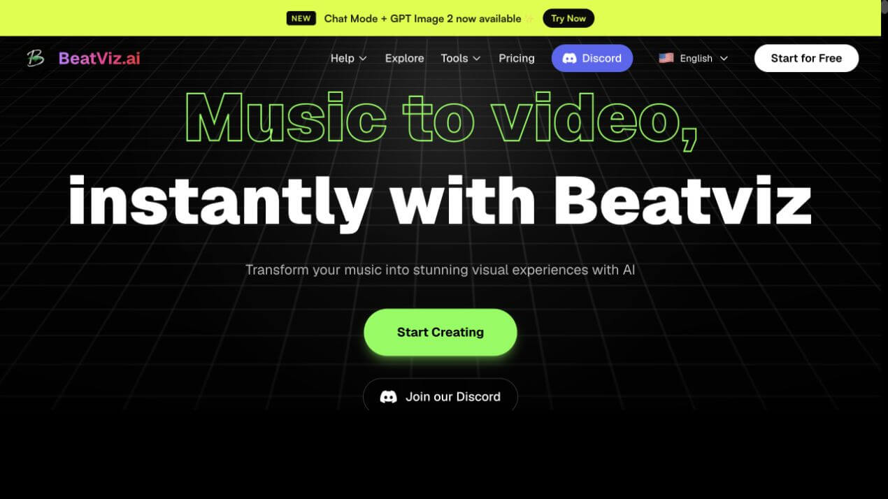 BeatViz all-in-one AI music and video platform