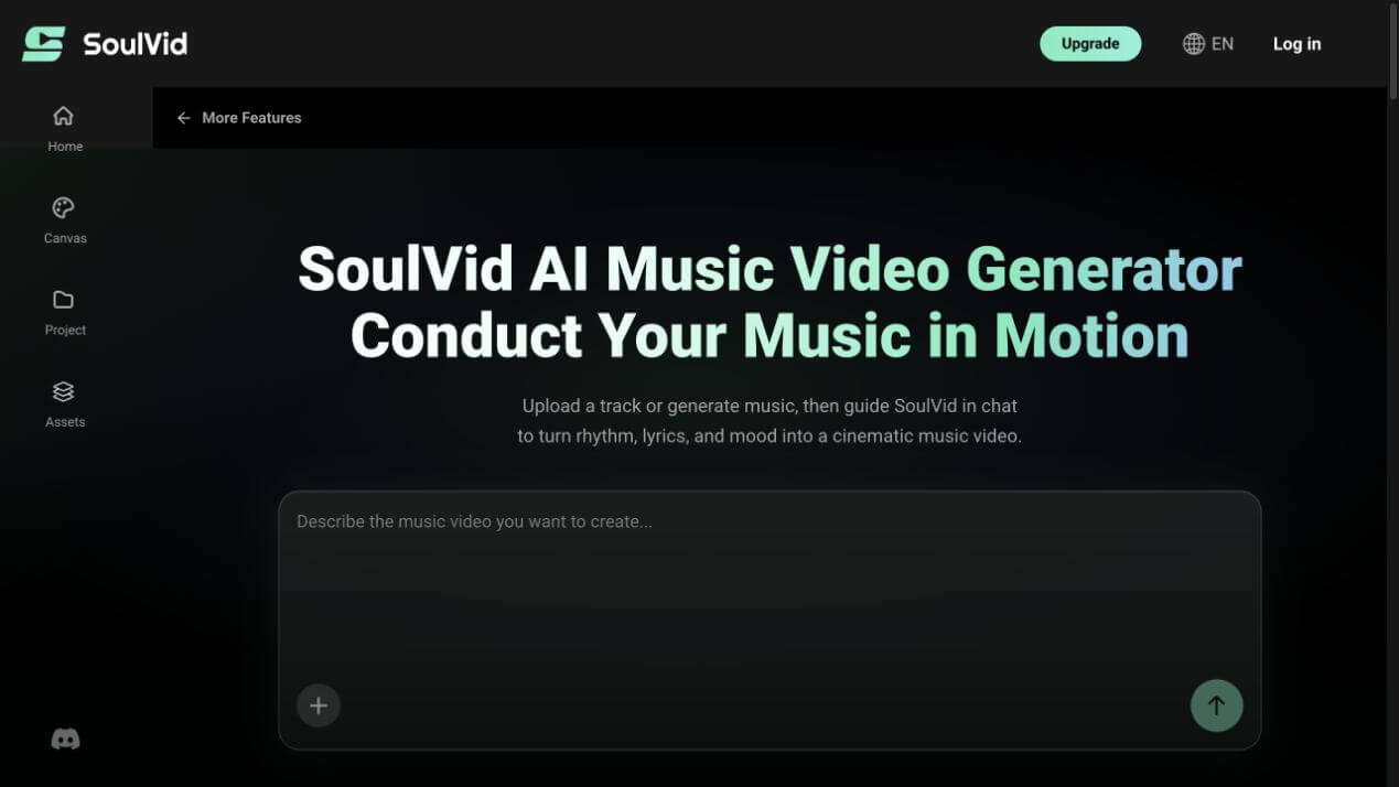 SoulVid conversation-led AI music video platform