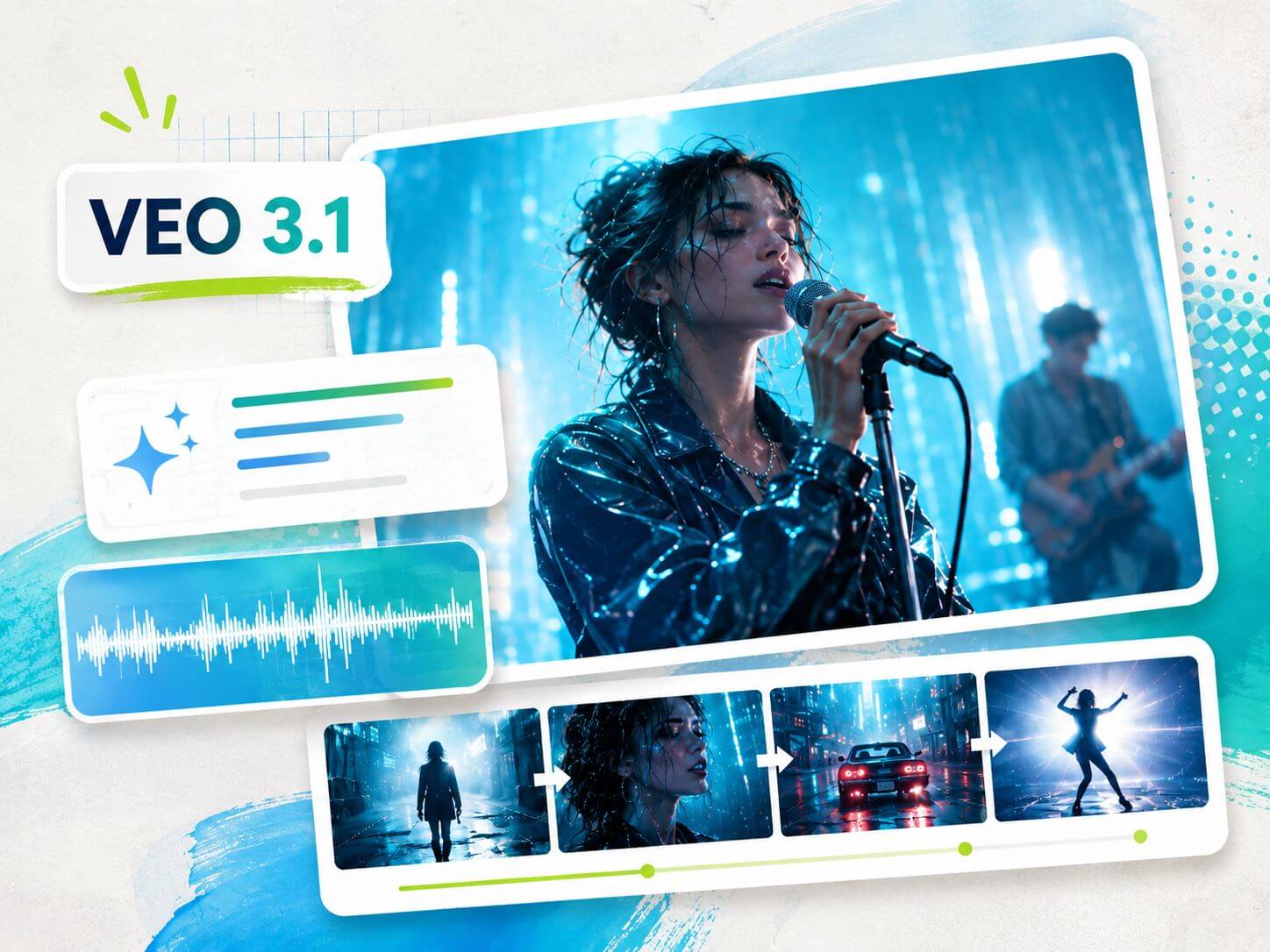Google Veo 3.1 AI music video workflow preview